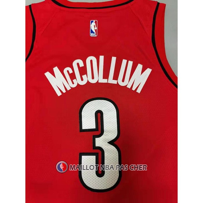 Maillot Portland Trail Blazers C.j. Mccollum Statement 2020-21 Rouge